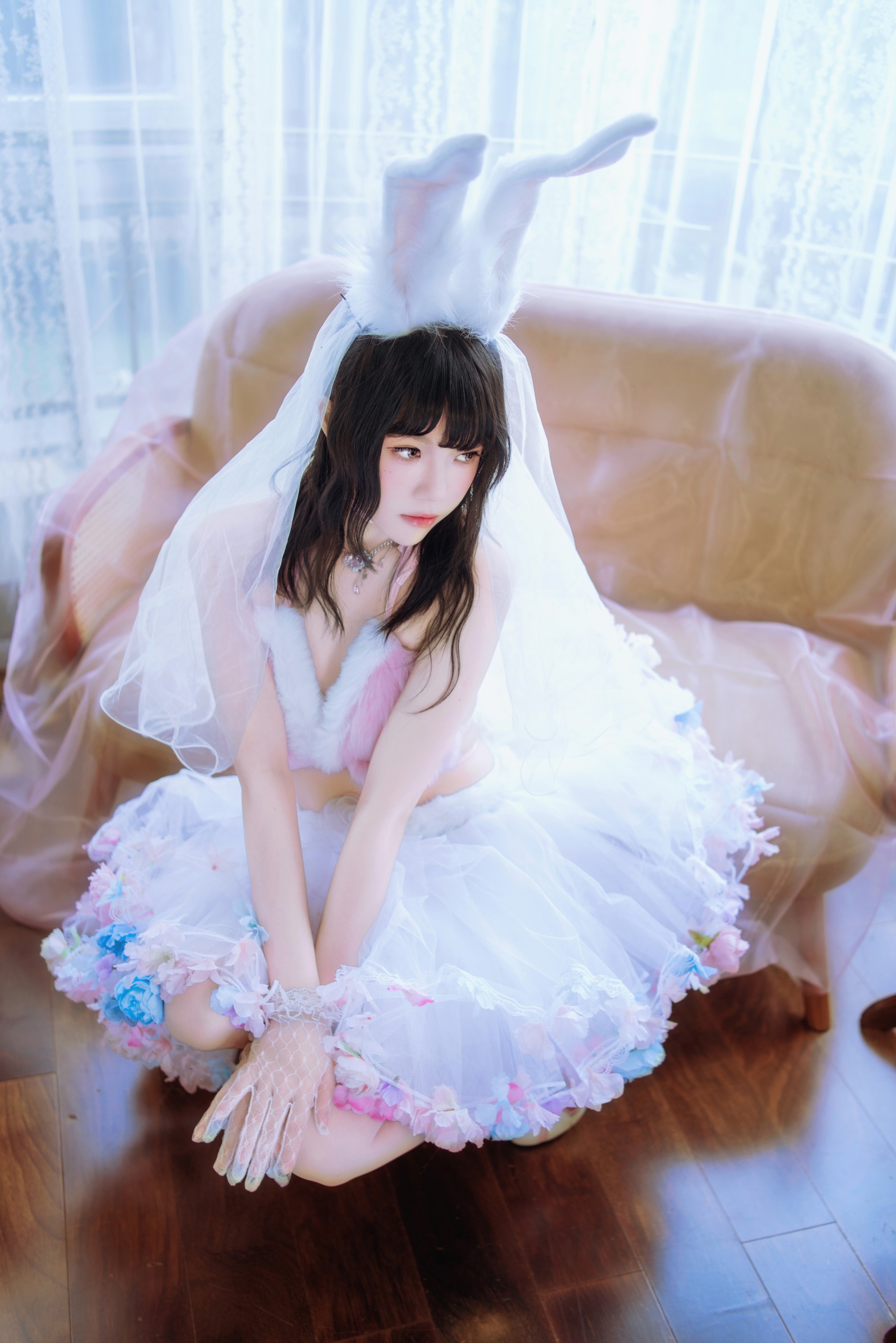桜桃喵 - NO.191 花嫁兔 [54P2V]-XikXak